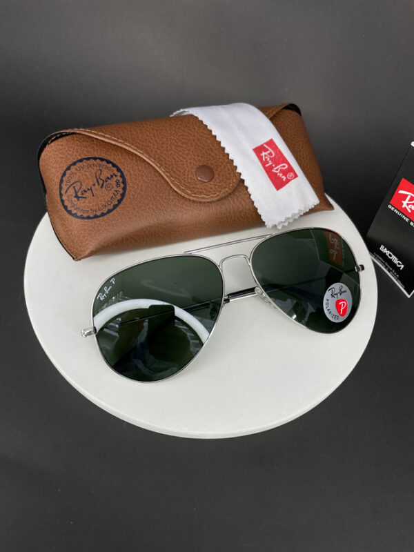 عینک آفتابی ریبن سایزبزرگ مدل Ray ban RB3026 نسخه فول نقره ای