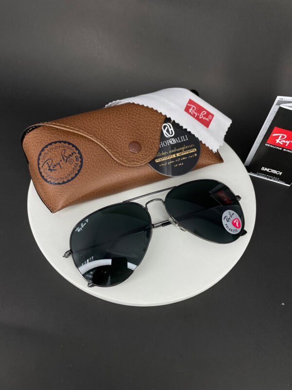 عینک آفتابی ریبن سایز بزرگ مدل Ray ban RB3026 خاکستری نسخه فول