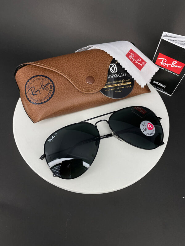 عینک آفتابی ریبن سایز بزرگ مدل Ray ban RB3026 نسخه فول مشکی