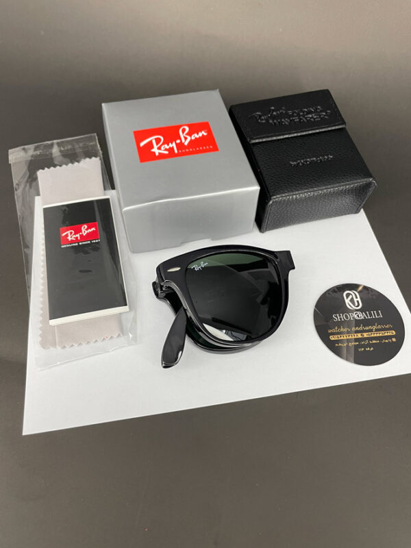 عینک آفتابی ریبن مدل Ray ban FOLDING WAYFARER RB4105 سایز 54 تاشو