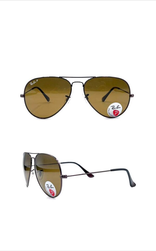 عینک آفتابی ریبن مدل Ray ban RB3025 قهوه ای نسخه پلاریزه