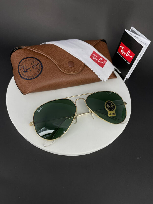 عینک آفتابی ریبن خلبانی مدل Ray ban RB3025 طلایی